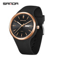 2025 Fashion SANDA Top Brand 6213 Female Student Casual Simple Women's Dual Calendar Elegant Female Student Quartz Wrist Watches