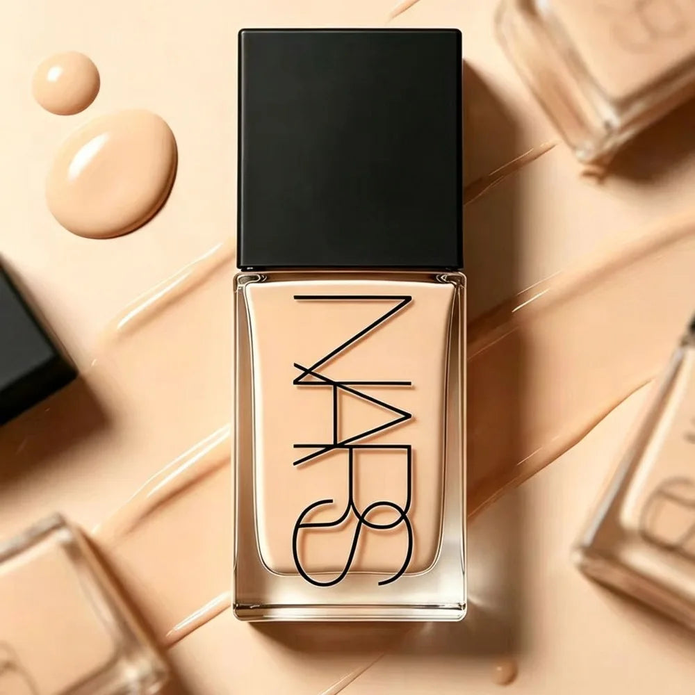 NARS Square Bottle Foundation Make-up Smooth Oil Control Light Reflecting Skin Improving Medium Coverage Liquid Foundation